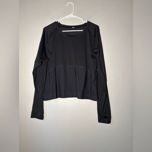 LULULEMON final lap long sleeve shirt size 14